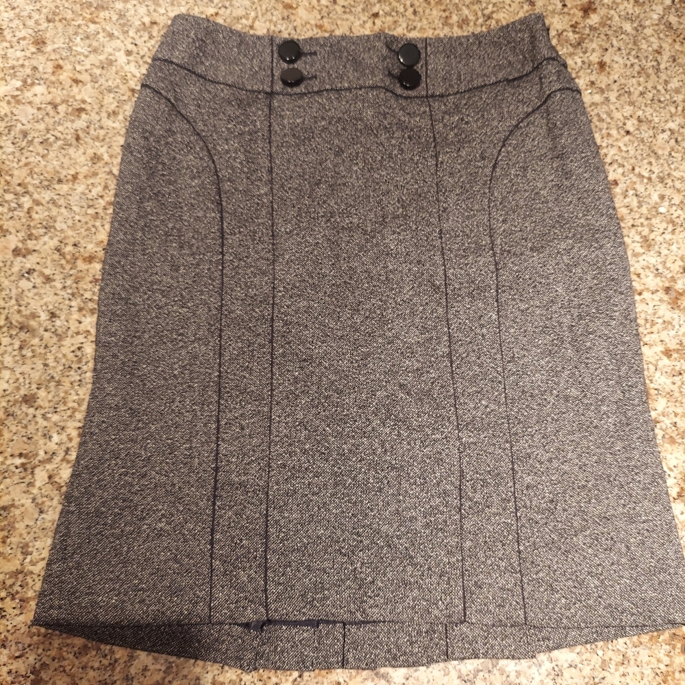 Ann Taylor Charcoal Pencil Skirt